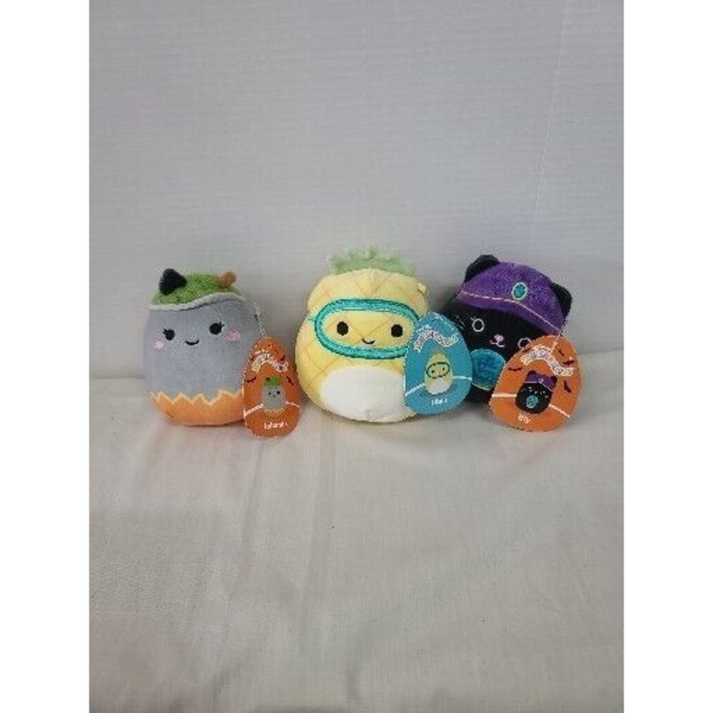 NWT NEW Lot Of 3 Squishmallow 4” Kelly Toy Plush